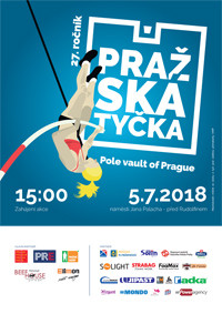 Pražská tyčka 2018 - plakát